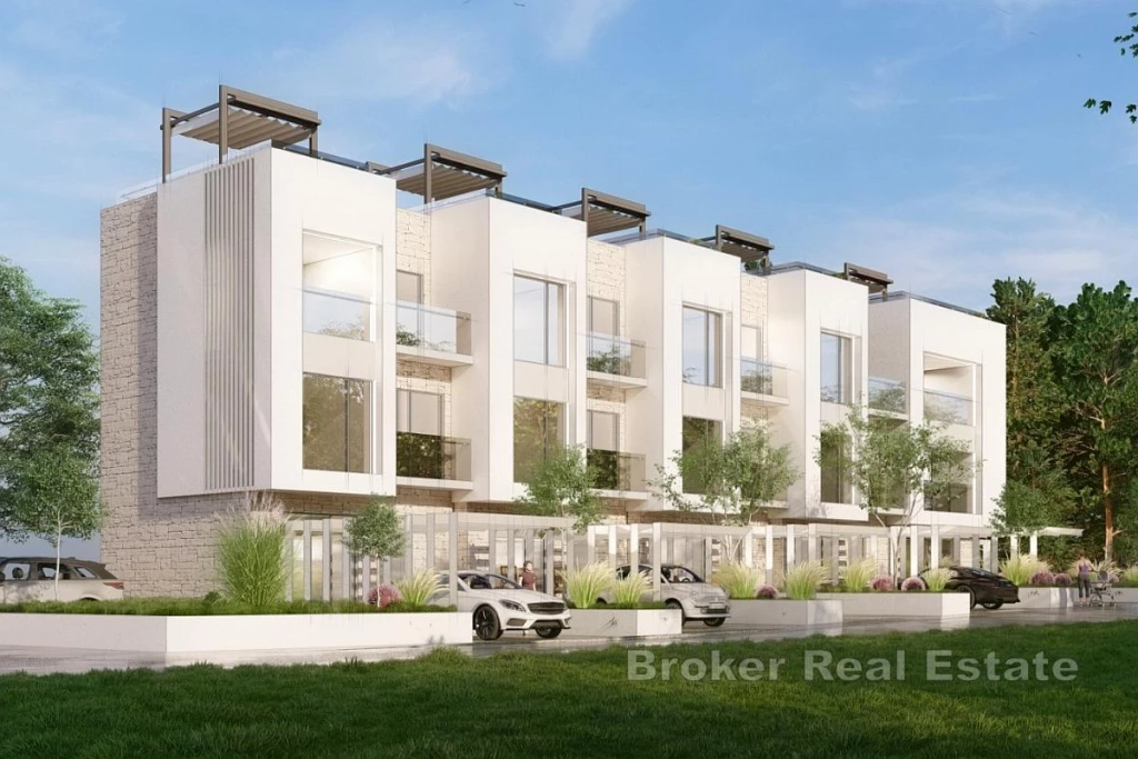 Two-bedroom duplex apartment in a new building
