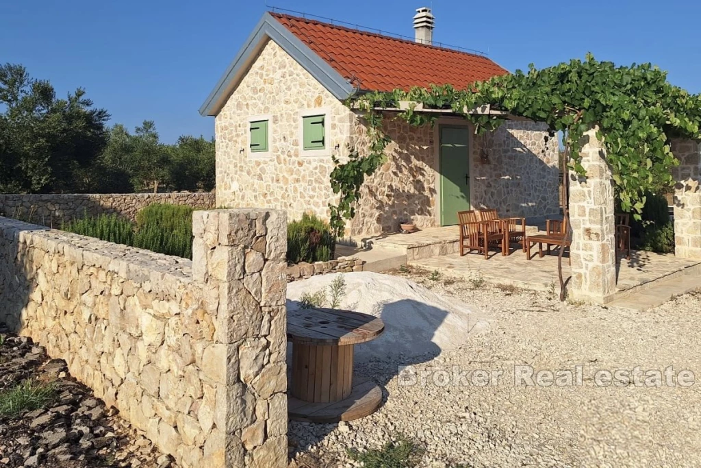 Authentic Dalmatian house with a large plot