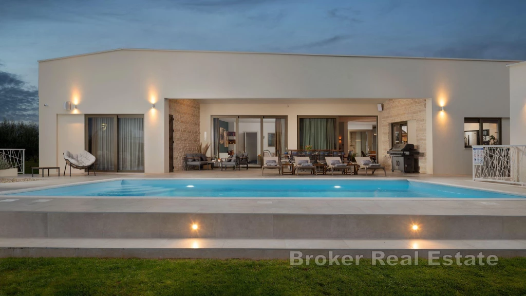 Modern house with pool