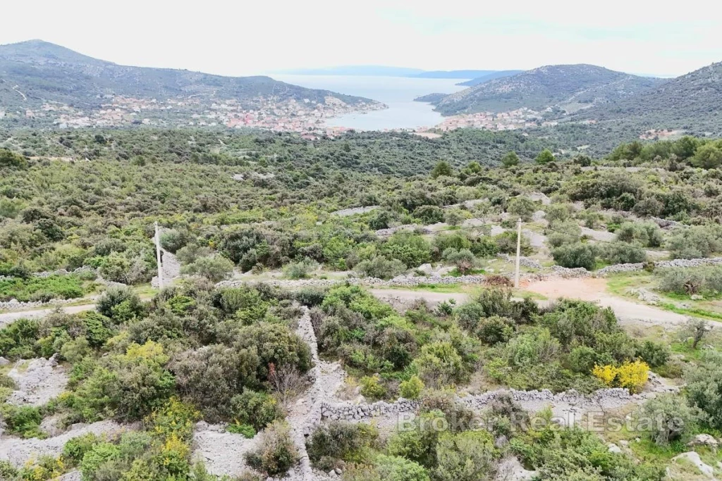 Building land with a sea and nature view