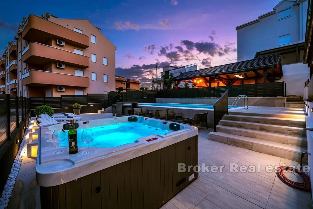 Modern villa with six apartment units
