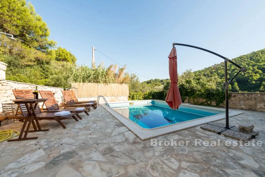 Stone house with swimming pool