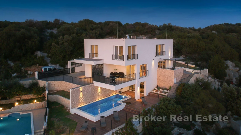 Luxury villa with panoramic view