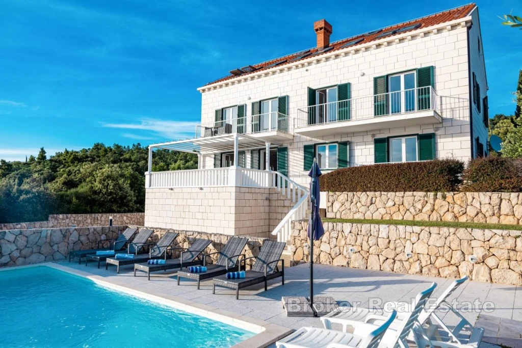 Beautiful villa with a swimming pool and 3 spacious apartments