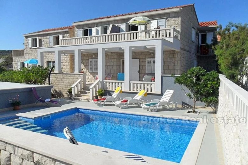 Beautiful villa with an open sea view