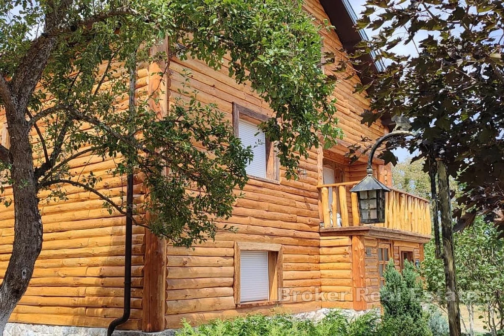 A beautiful house with land