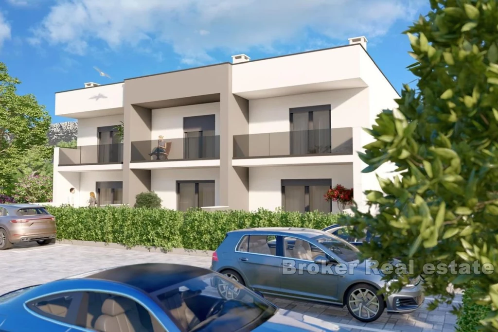 New duplex apartment in a new building