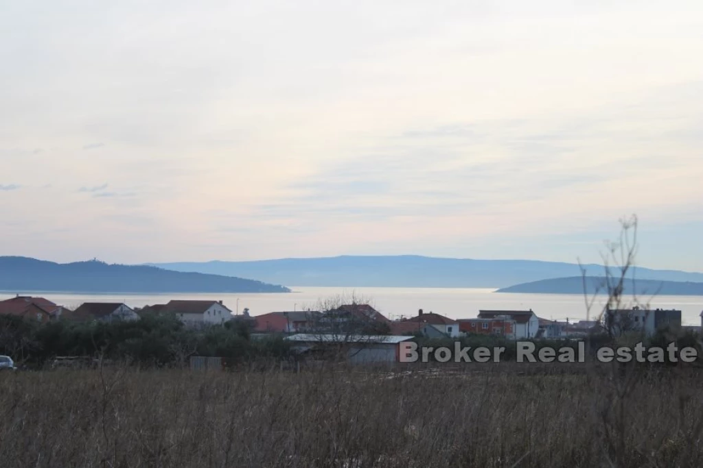 Building land with sea view