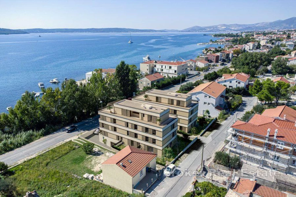 Attractive project at the first row to the sea