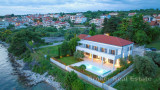 Beautiful seafront stone villa with a swimming pool