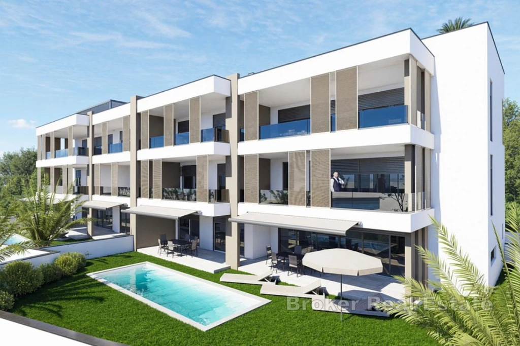 Apartment in a new building with a sea view