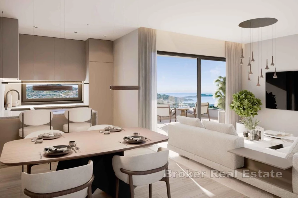 Exceptional apartment with sea view in a new building