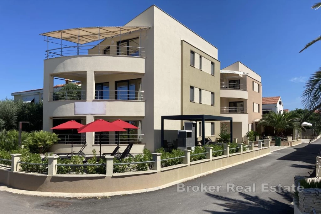 Beachfront apartment house