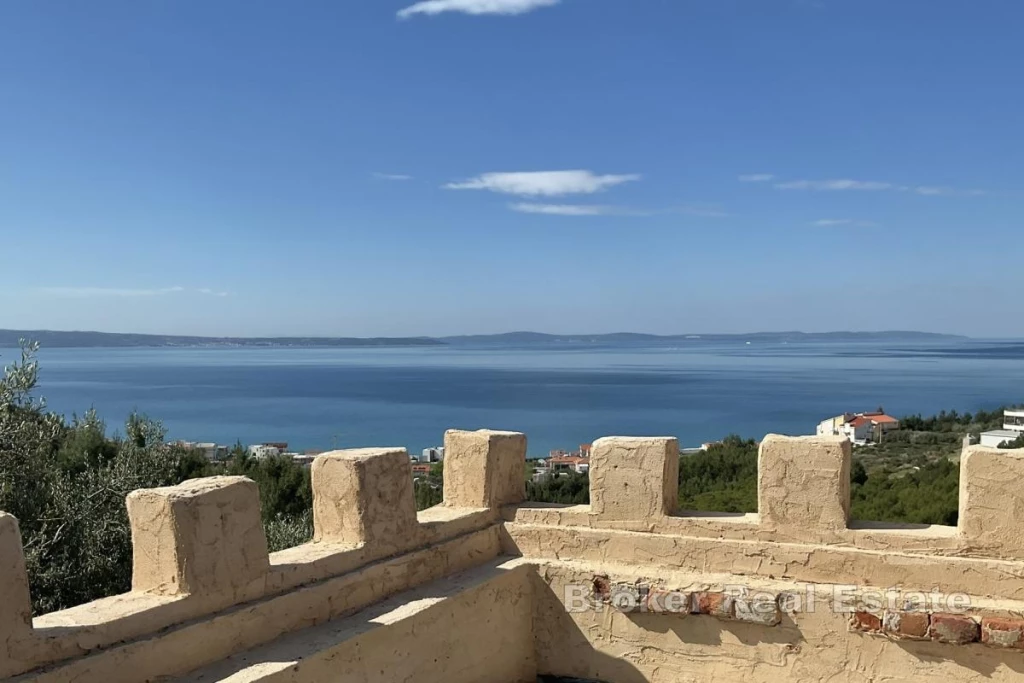 Stone house with open sea view