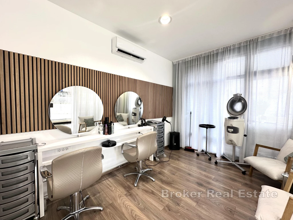 Commercial space with an established business