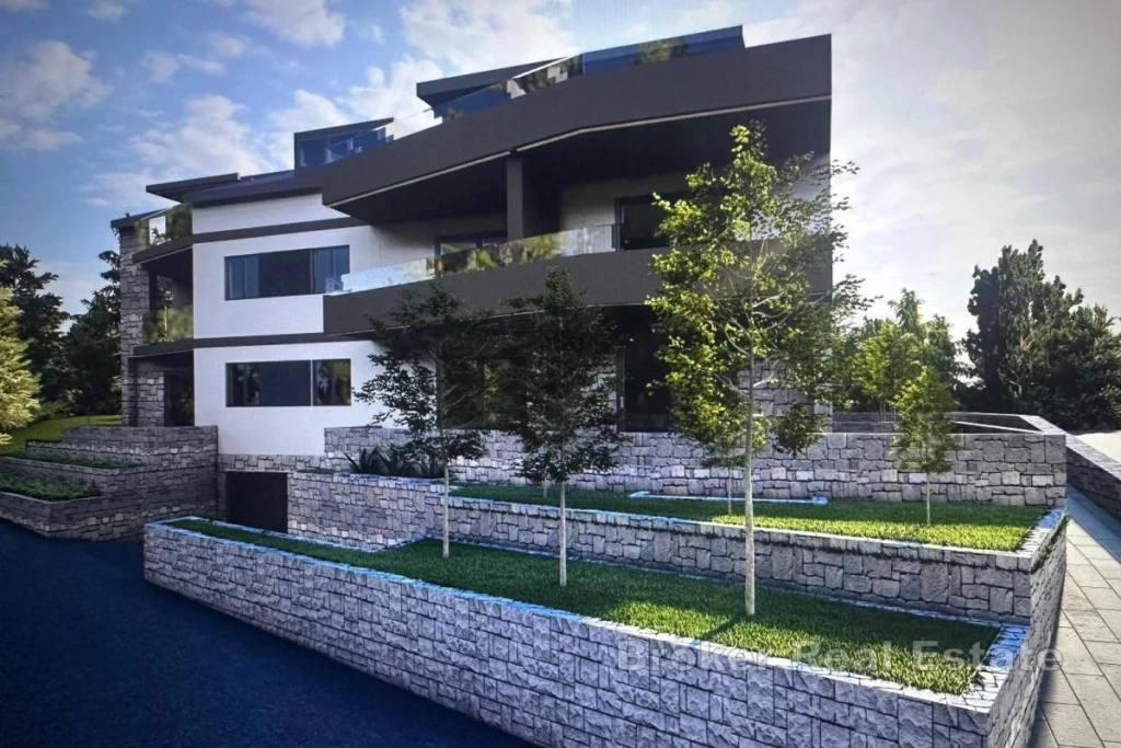 Sea view apartment in a new residential building