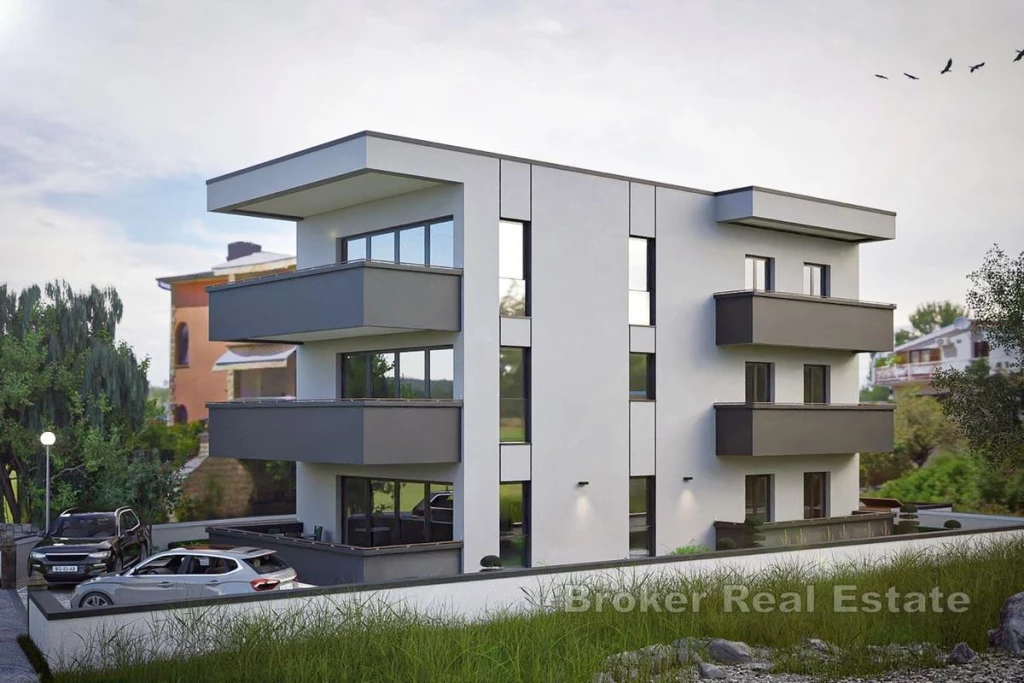 Three-bedroom apartment in a new building
