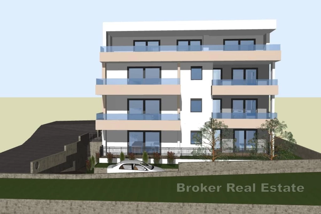 Three bedroom apartment with garden in a new building