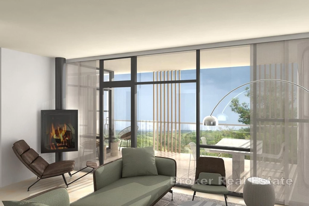 Modern duplex apartment in a new building