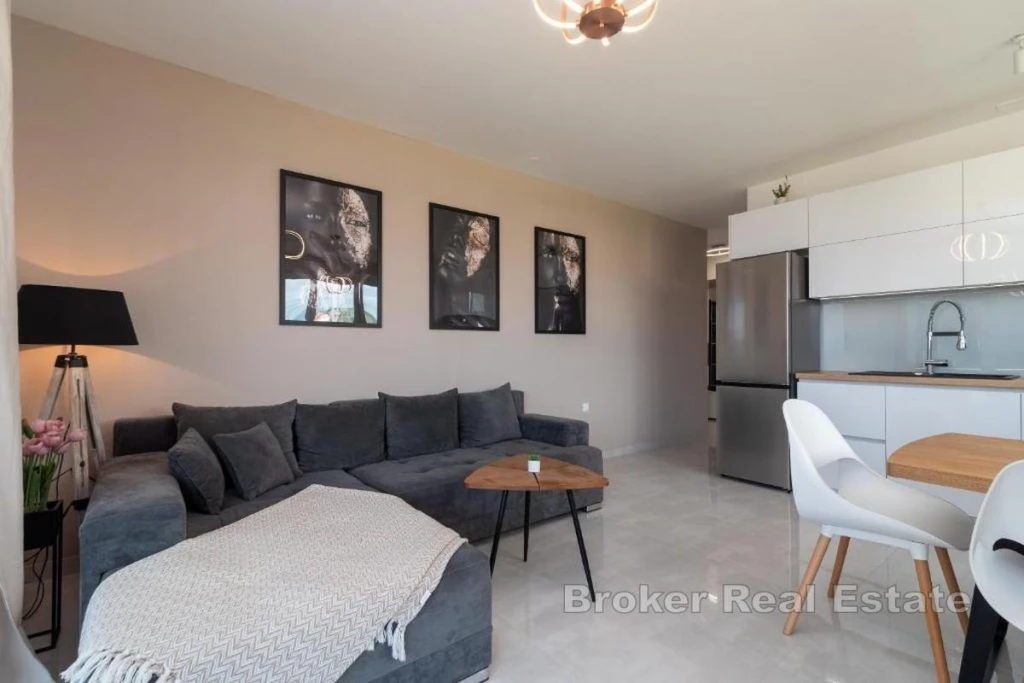 Modern apartment in a new building with a swimming pool