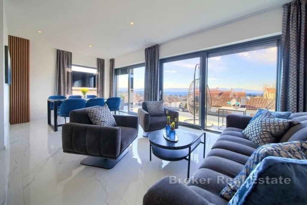 Penthouse with two separate living areas