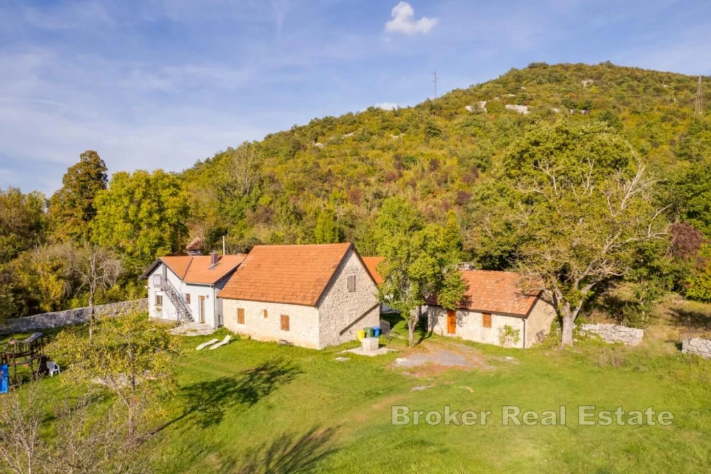 Spacious Estate with Stone Houses