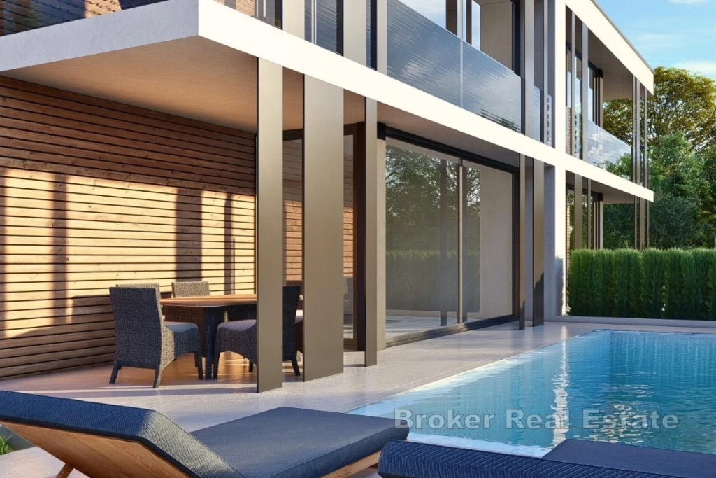 Modern apartment with swimming pool near the sea