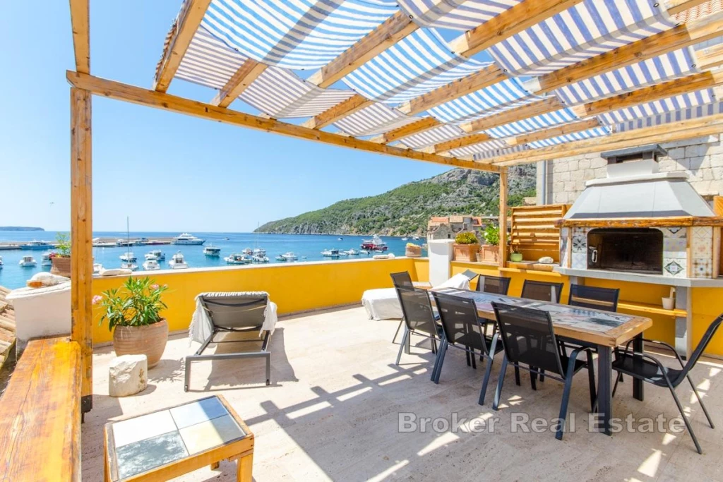 First row renovated authentic stone villa