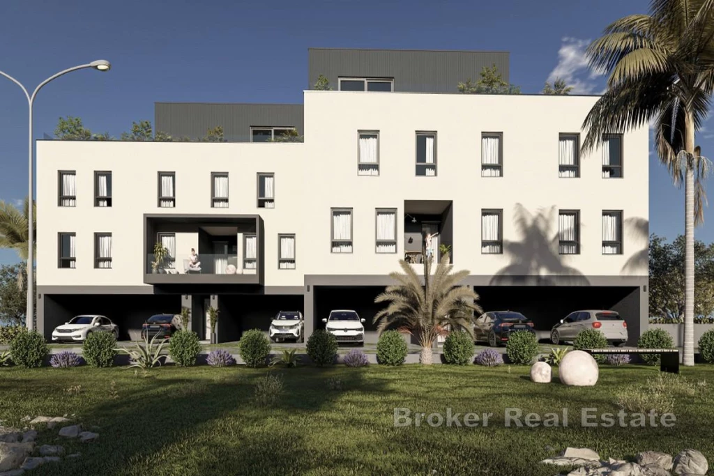 New development - two-level three-bedroom apartment with terrace and loggia