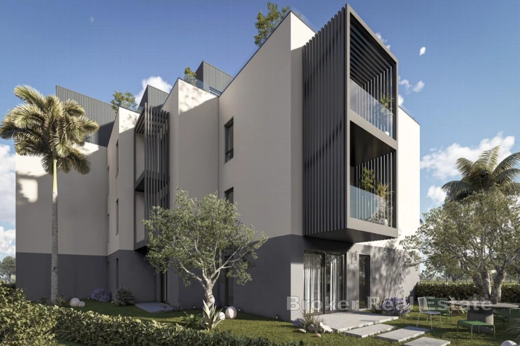 New development - two-bedroom apartment with terrace, close to the sea