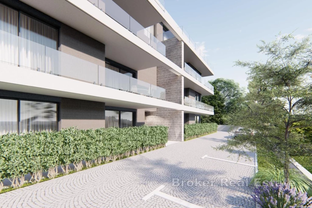 Modern two-bedroom apartment near the sea