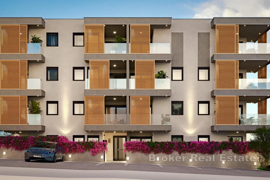 Modern two-bedroom apartment in a new building