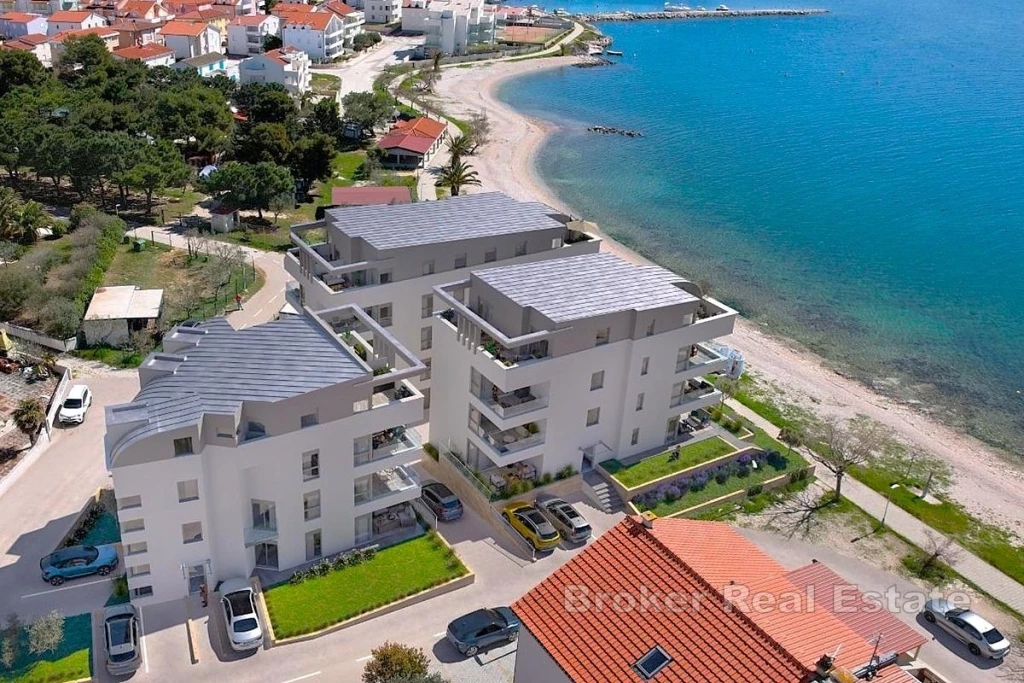 Modern apartments first row to the sea