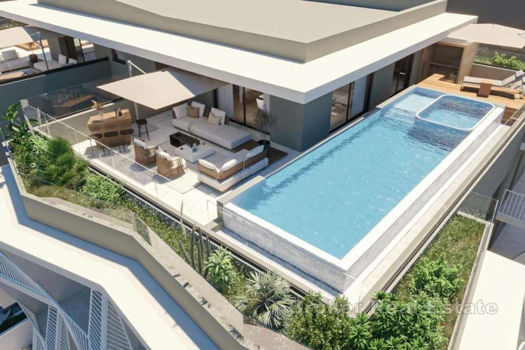 Exclusive luxury penthouse with panoramic sea and island views