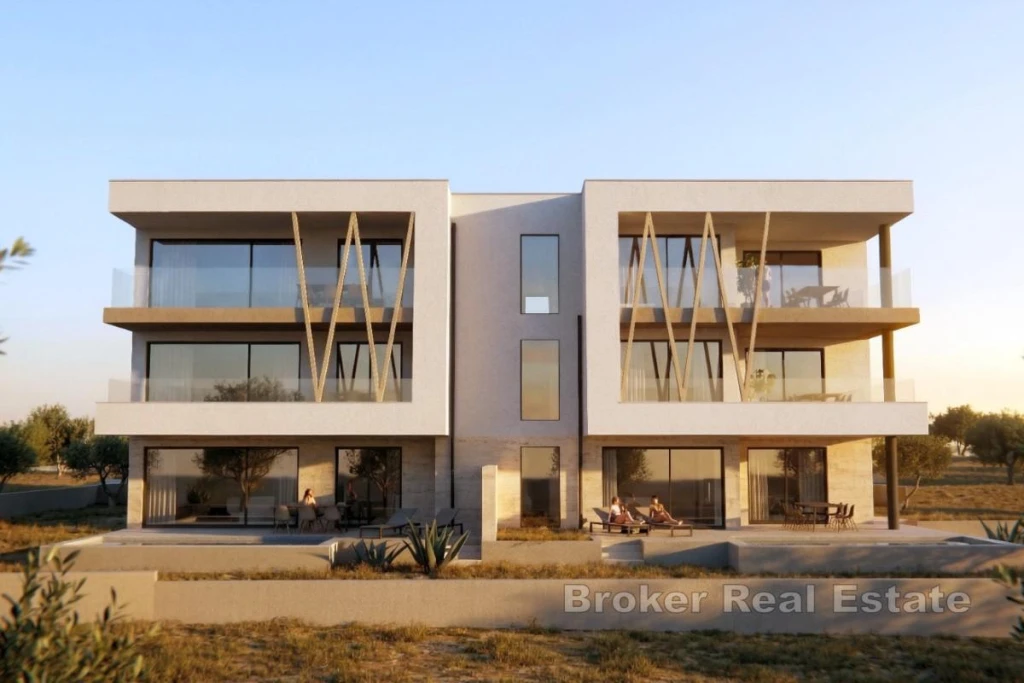 Apartment in a newly built building with a swimming pool