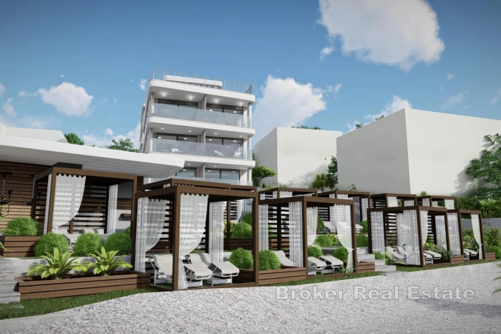 Two-storey three bedroom penthouse apartment with a roof terrace