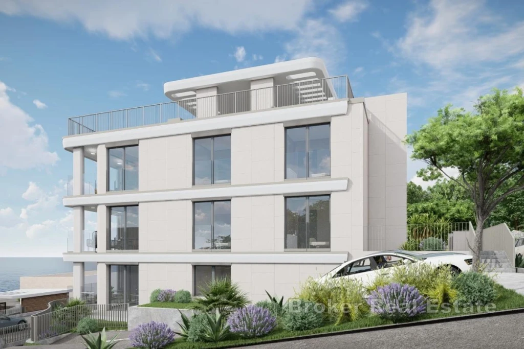 Three bedroom apartment in a new building with a sea view