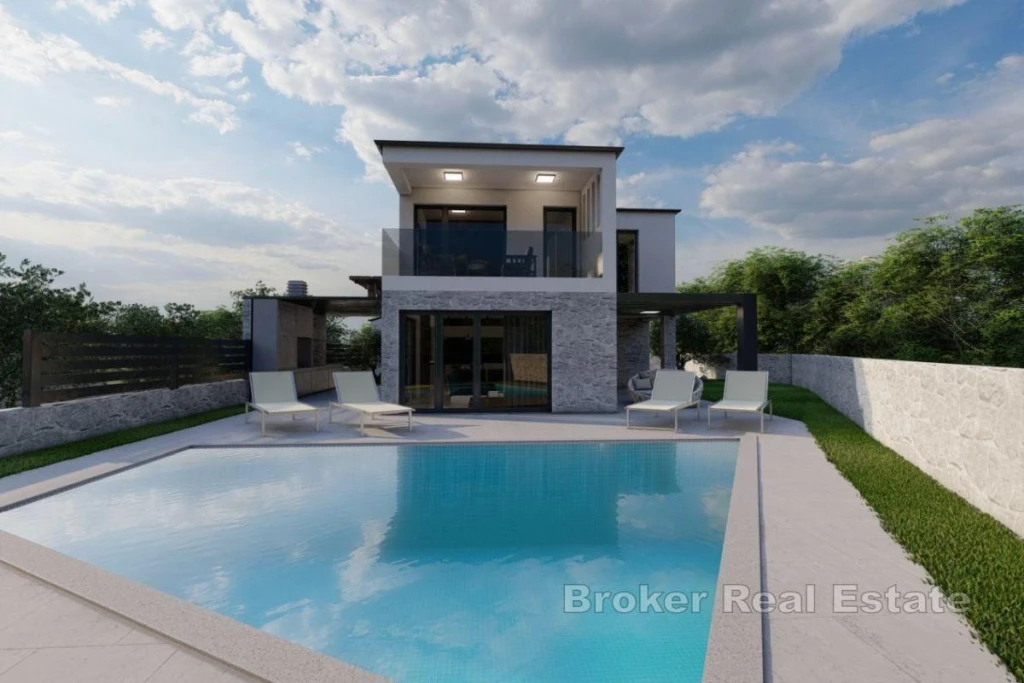 Modern house with pool in an attractive location