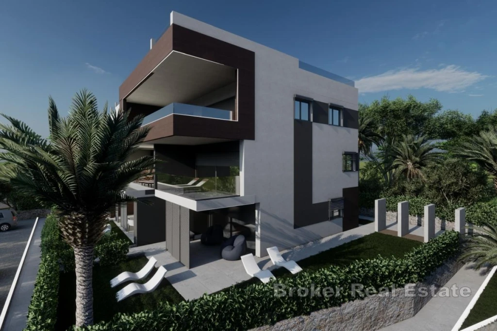 Two-bedroom apartment in a new building with two parking spaces