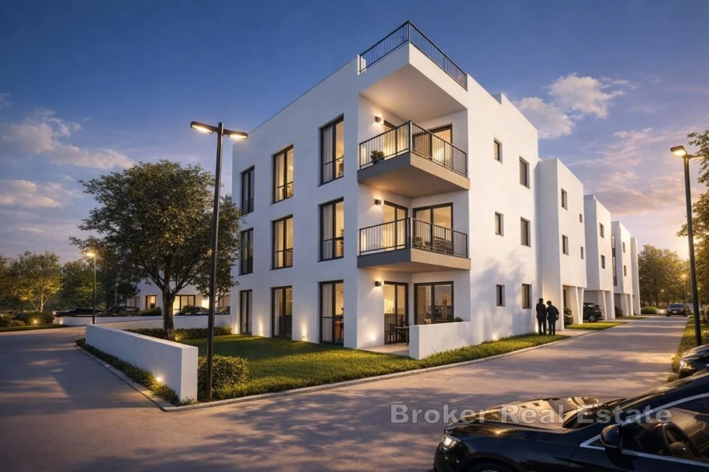 Modern one-bedroom apartment with roof terrace