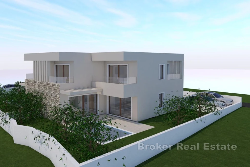 Modern house with swimming pool