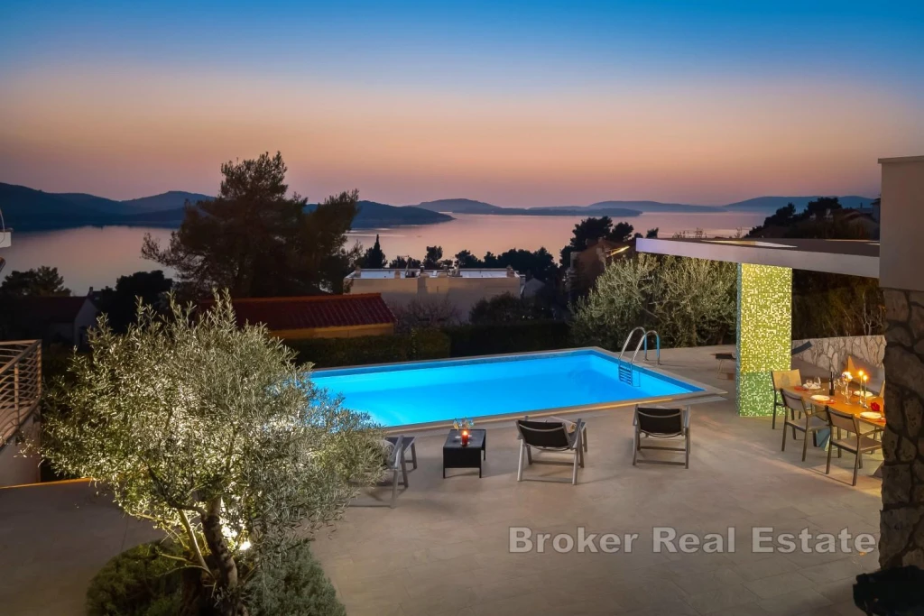 Mediterranean villa with panoramic sea views