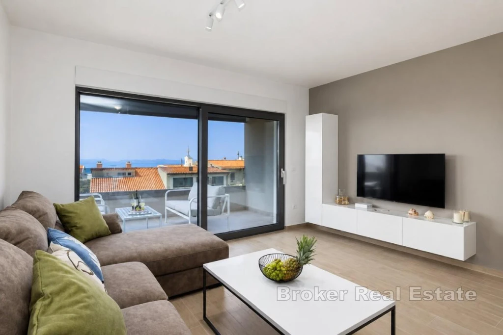 Modern Two-Bedroom Apartment with Sea View