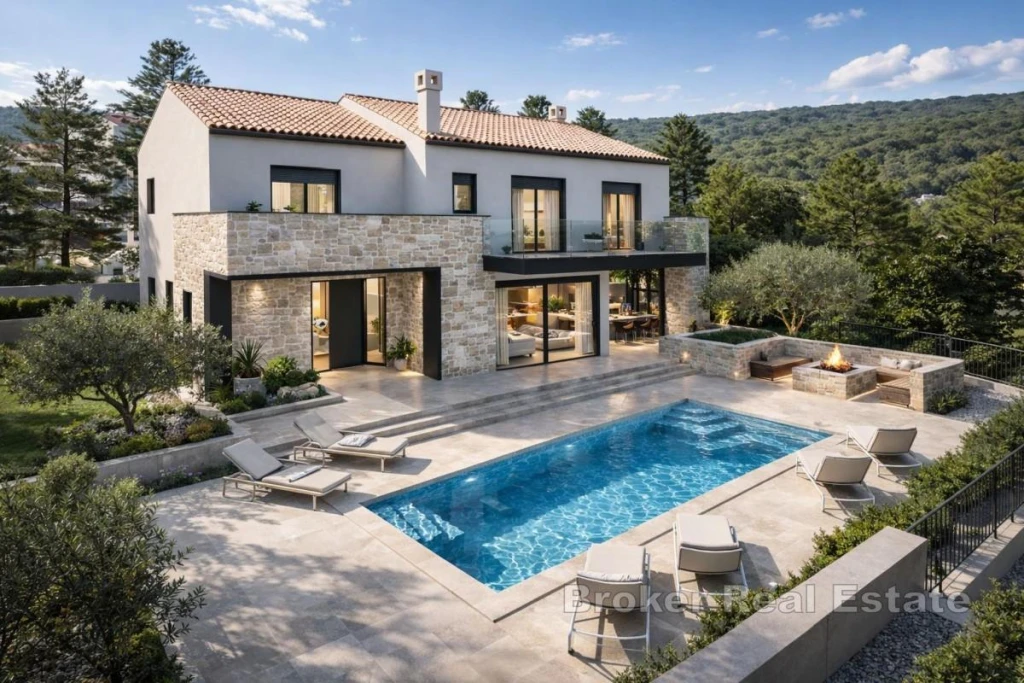 Modern villa with sea view