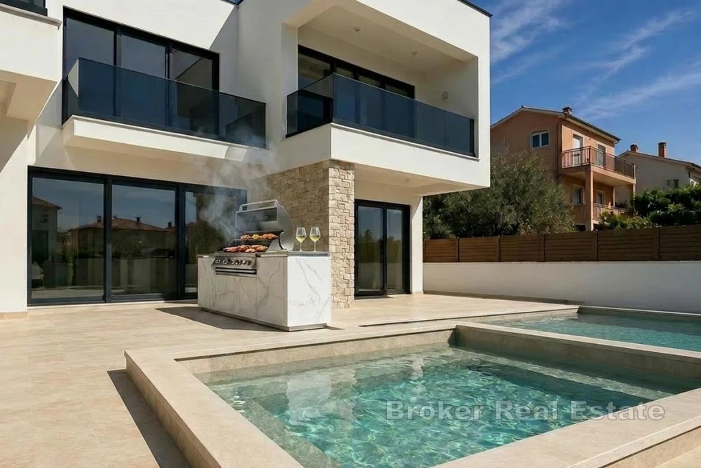 Modern Luxury villa with a heated pool