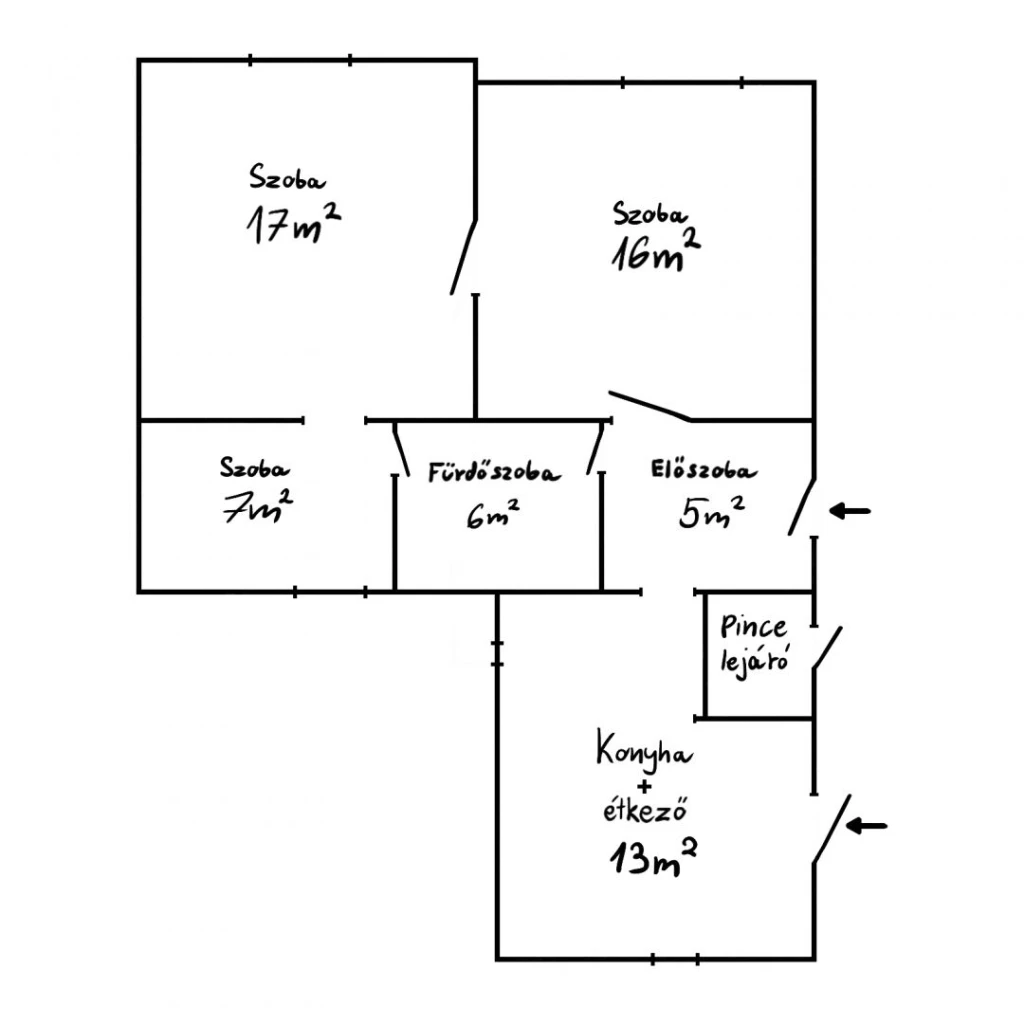 Eladó 64 m2 családi ház, Debrecen
