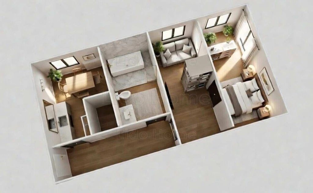 A LIDO HOME eladásra kínál egy első emeleti, tégla építésű lakást Oroszlányban .