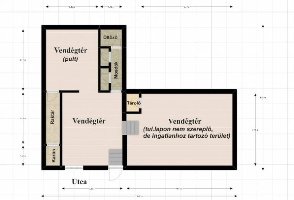 Eladó üzlet, Budapest VII. kerület