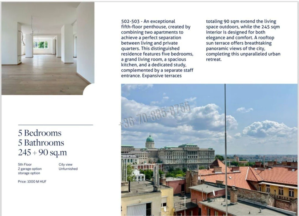 For sale brick flat, Budapest I. kerület, Naphegy