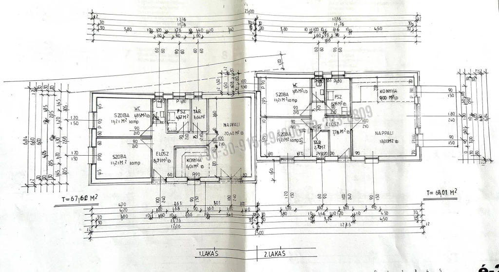 Eladó Ikerház, Őrbottyán,  Nincs megadva, 68nm, 79900000 Ft